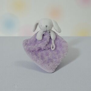 Blankets & Beyond Lavender Bunny Lovey Security Blanket Plush‎ Comforter